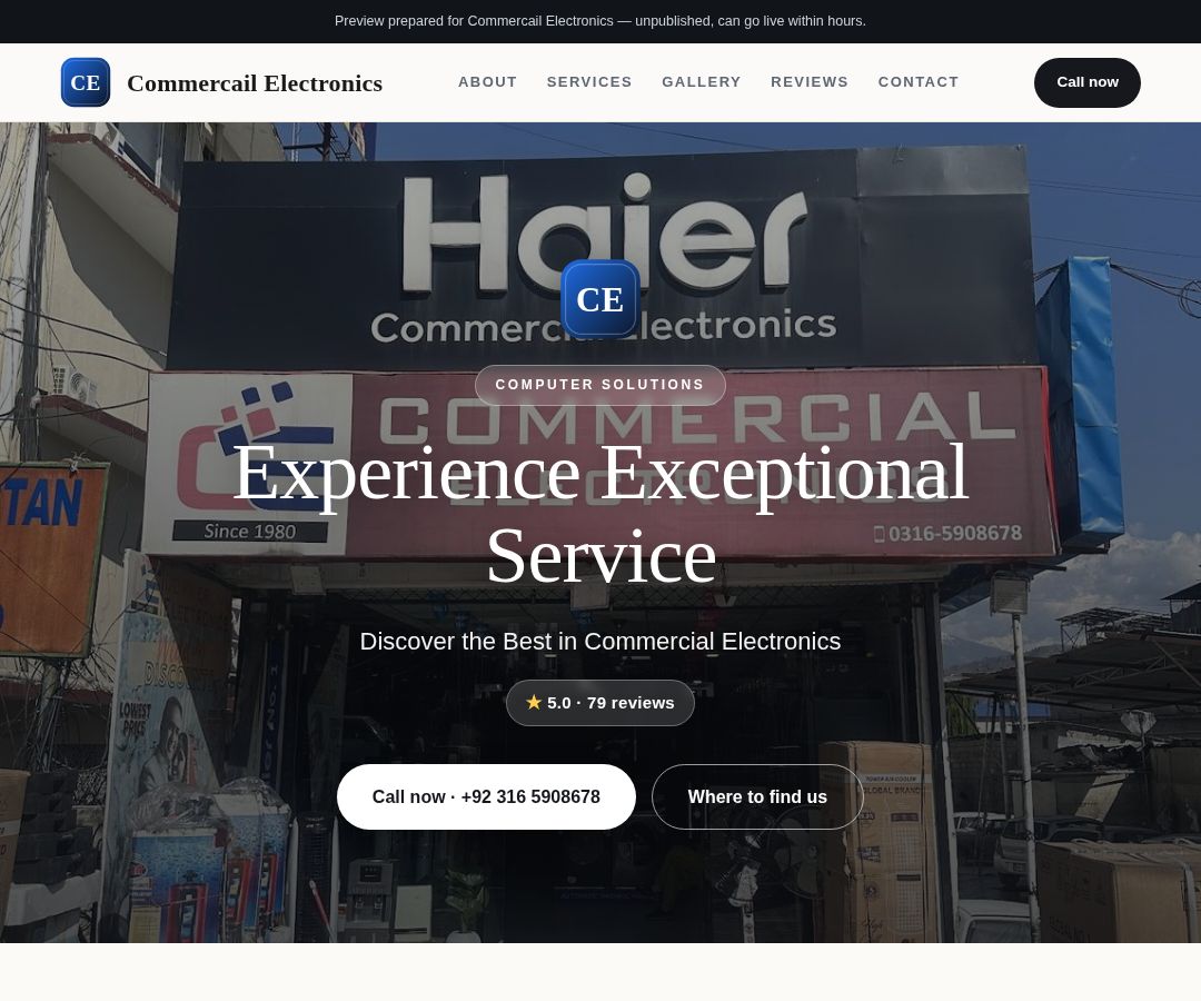 Commercail Electronics