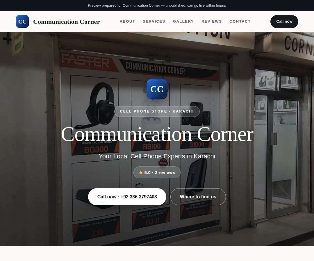 Communication Corner