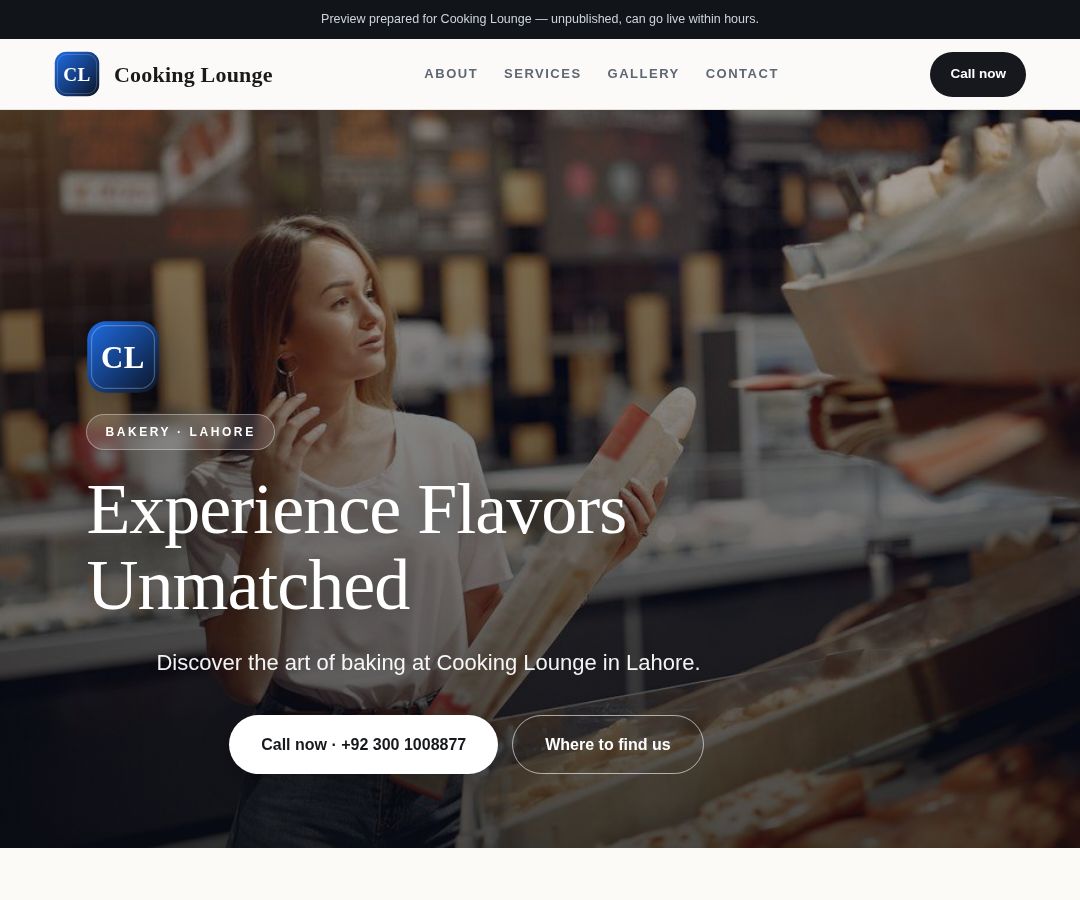 Cooking Lounge