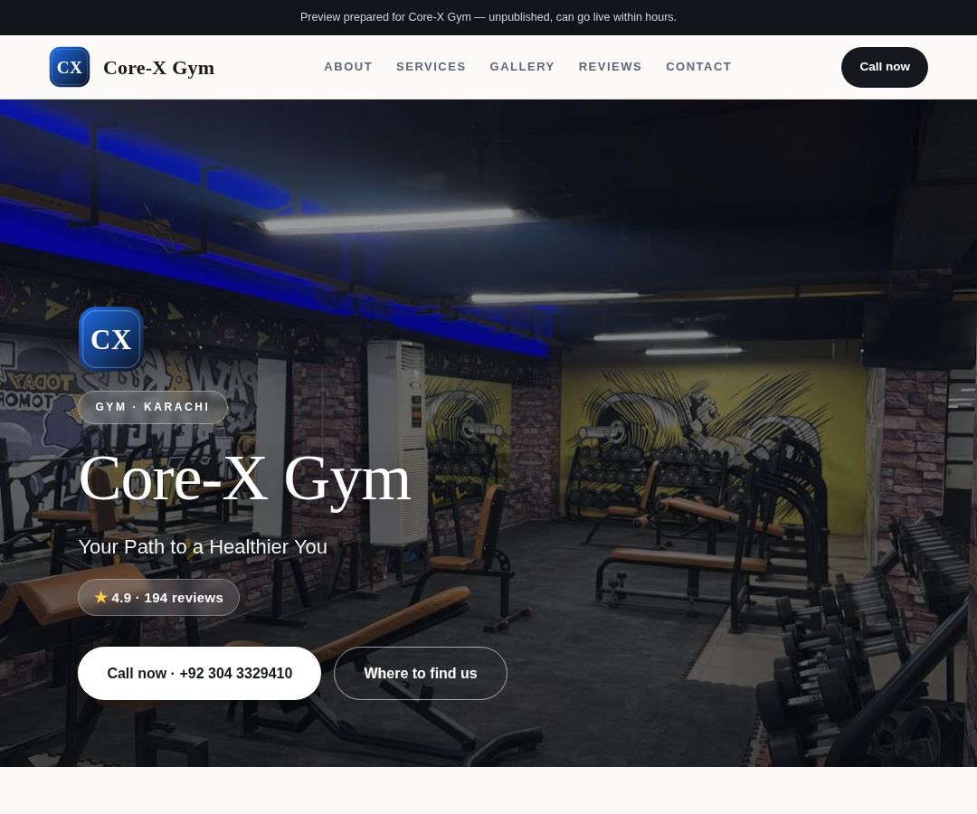 Core-X Gym