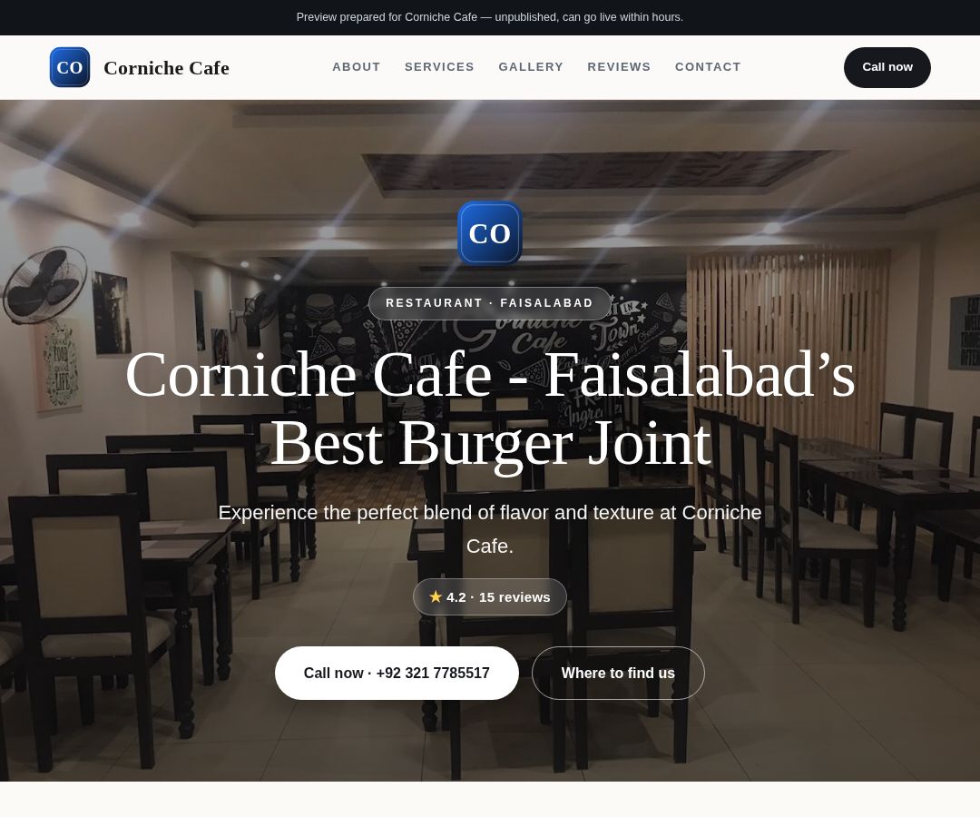 Corniche Cafe