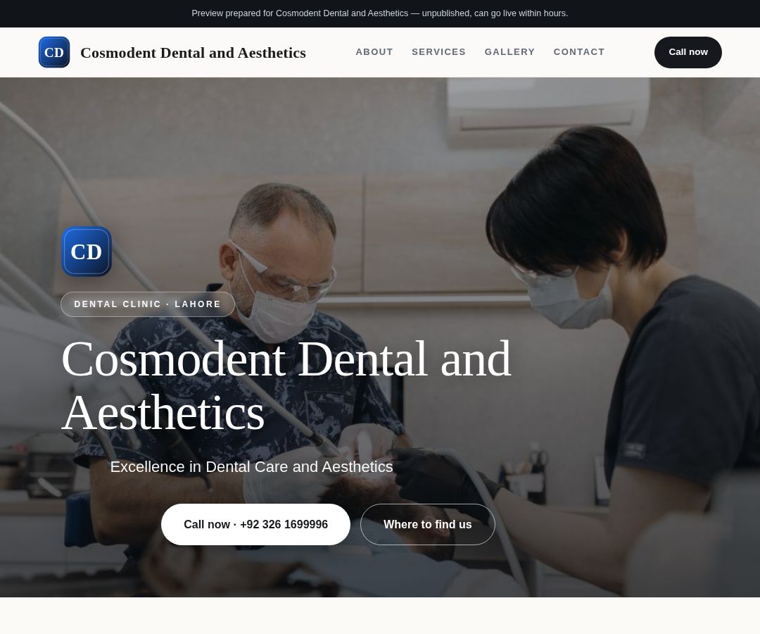 Cosmodent Dental and Aesthetics