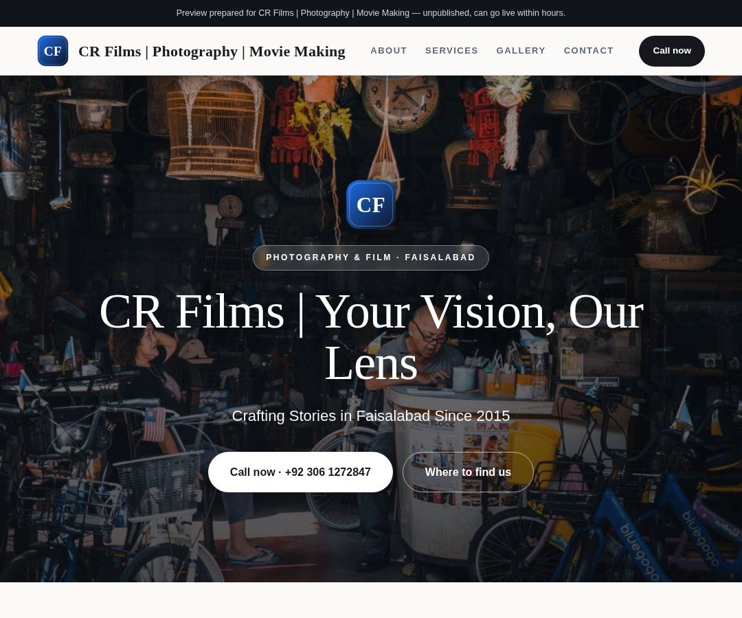 CR Films | Photography | Movie Making