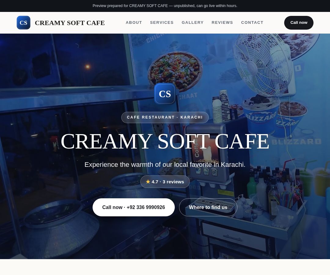 CREAMY SOFT CAFE