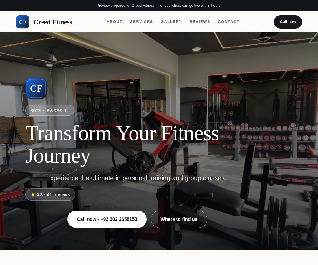 Creed Fitness