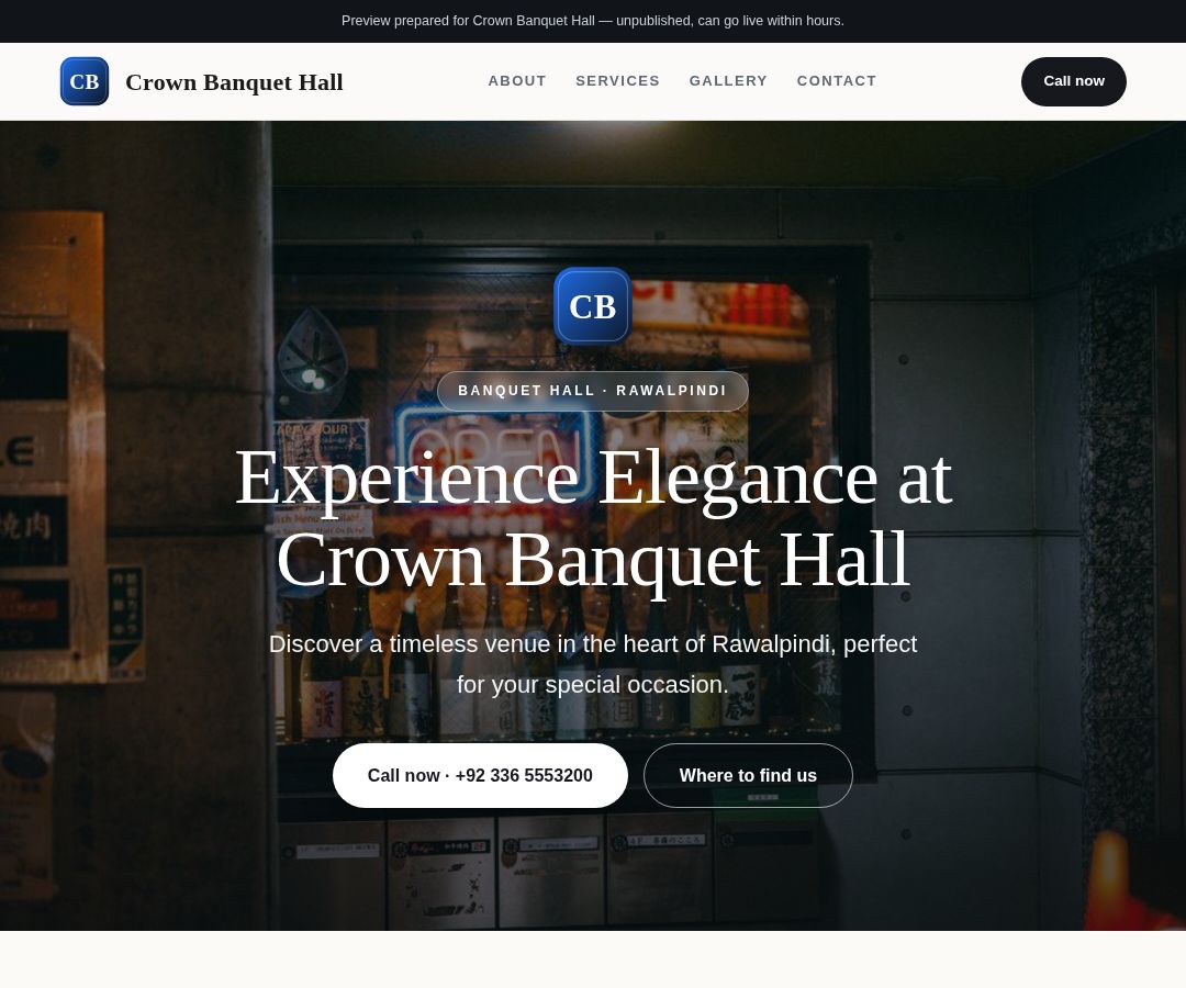 Crown Banquet Hall