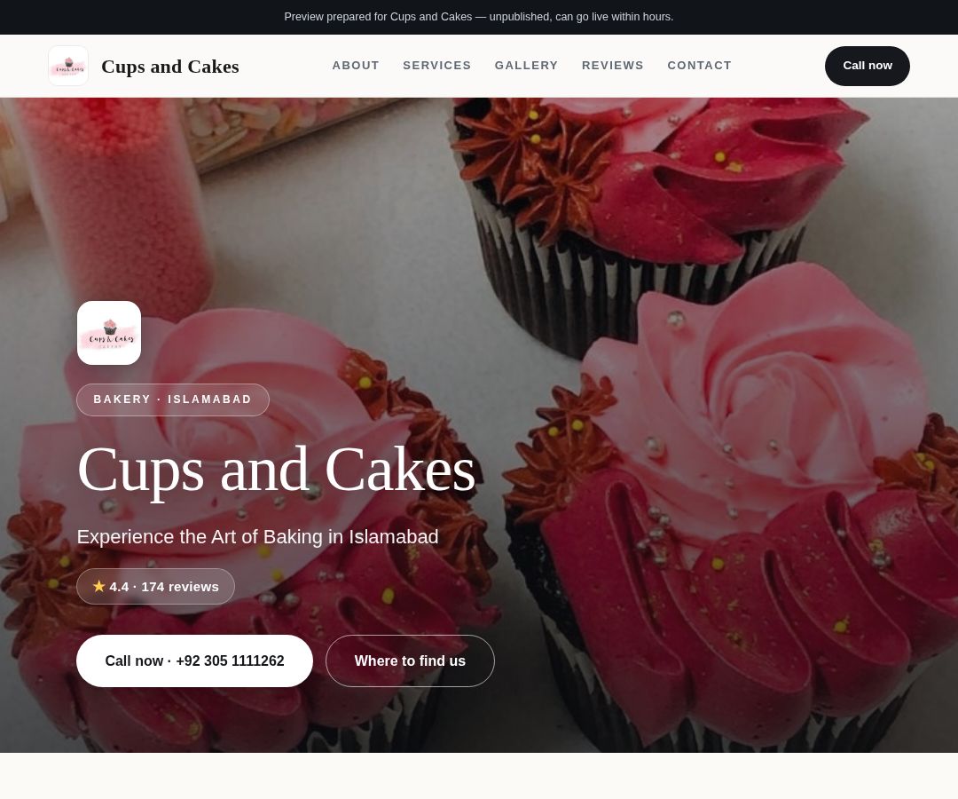 Cups and Cakes