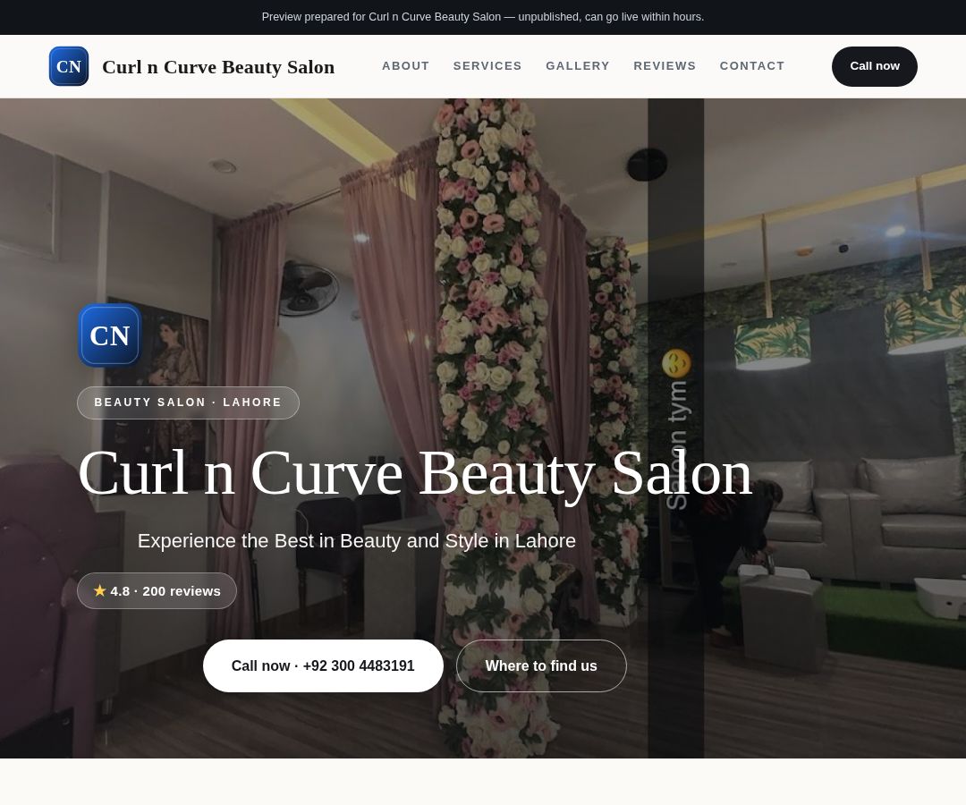 Curl n Curve Beauty Salon