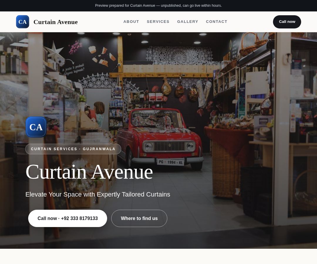 Curtain Avenue