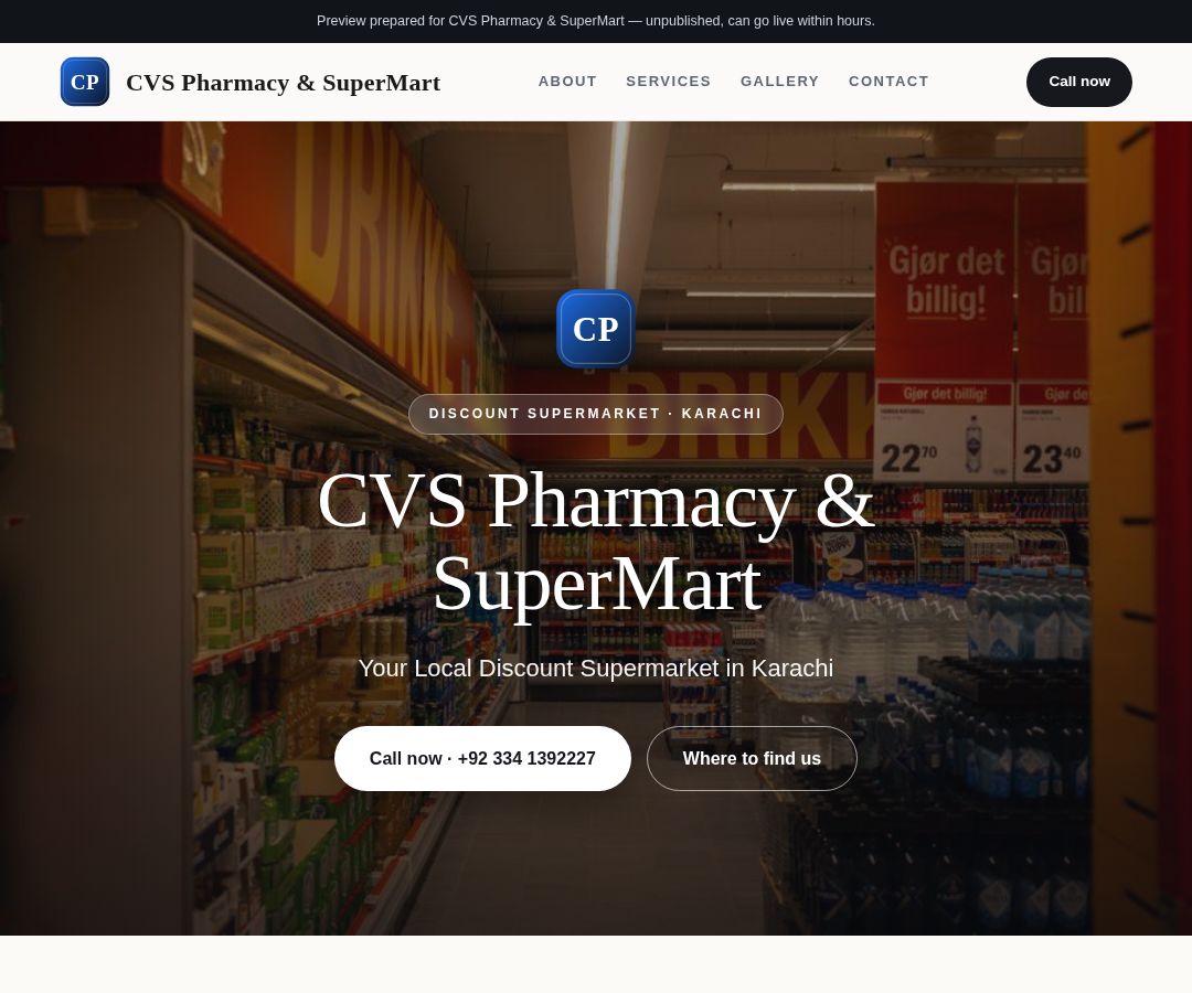 CVS Pharmacy & SuperMart