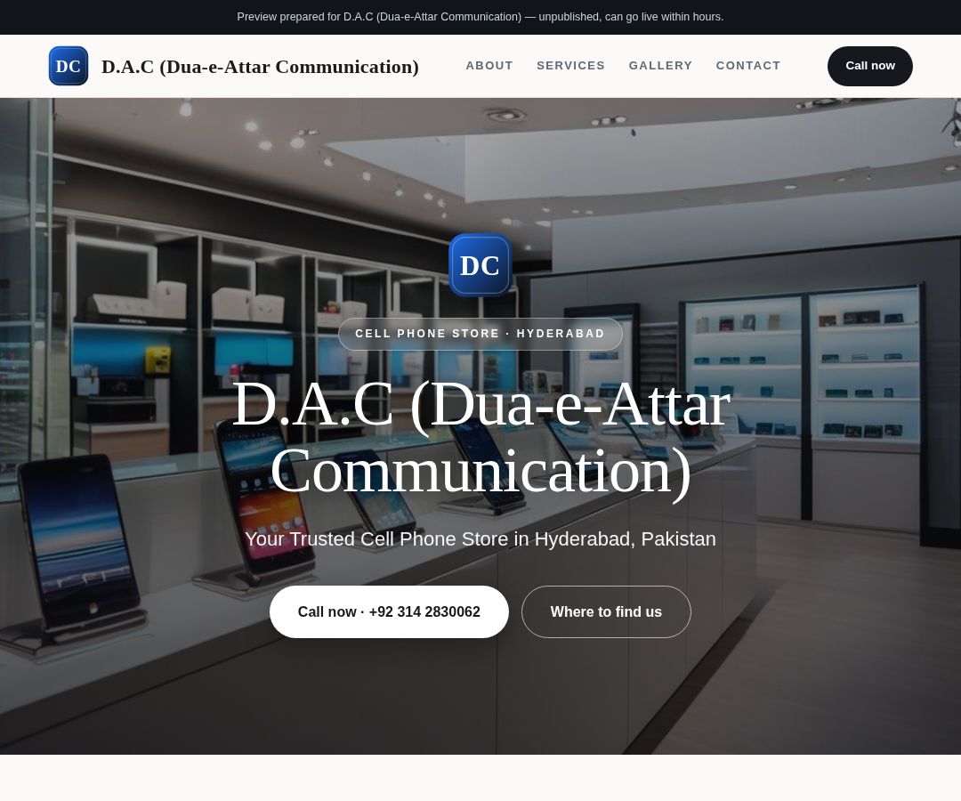 D.A.C (Dua-e-Attar Communication)