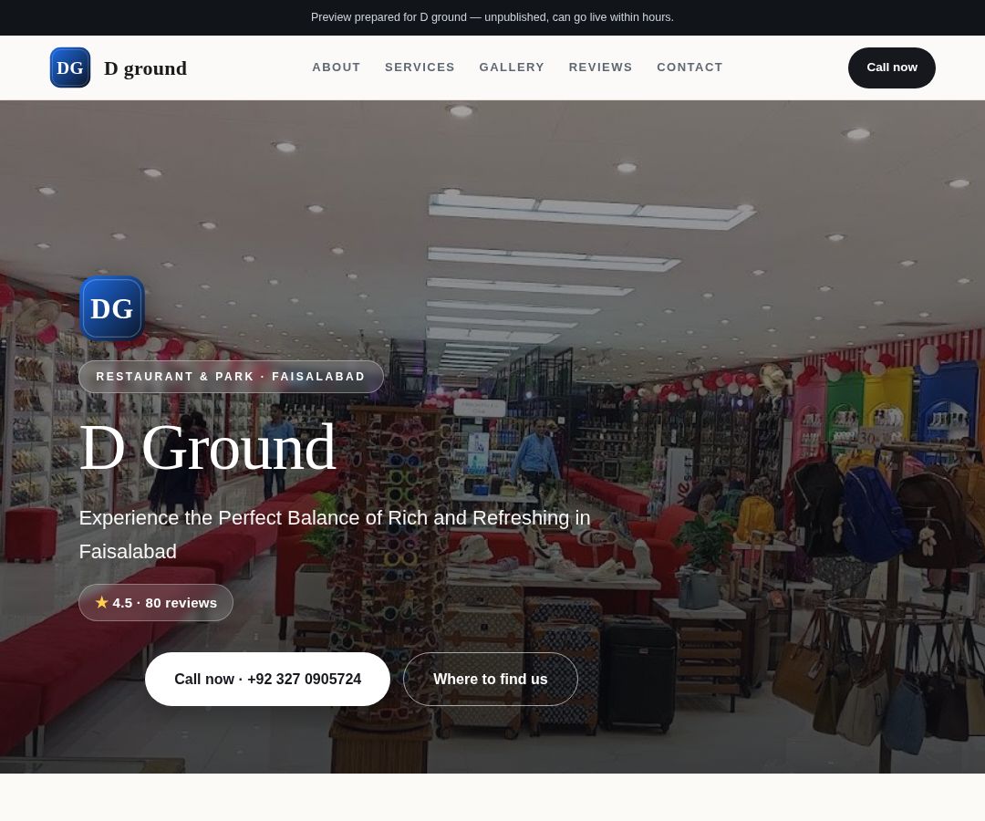 D ground