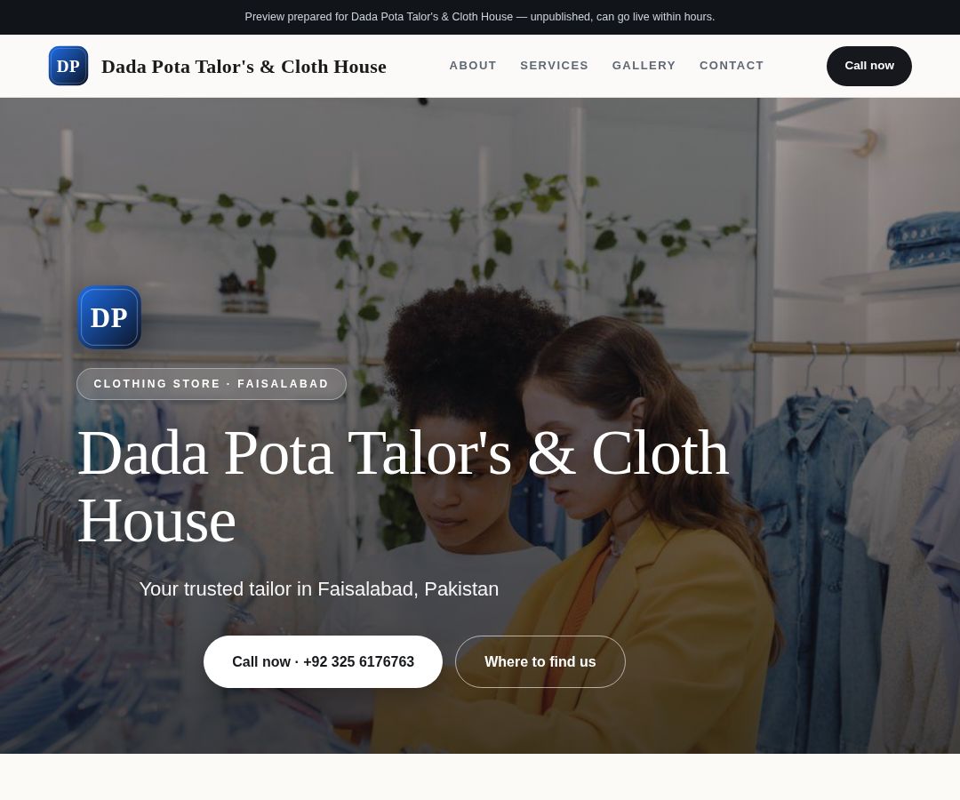 Dada Pota Talor's & Cloth House