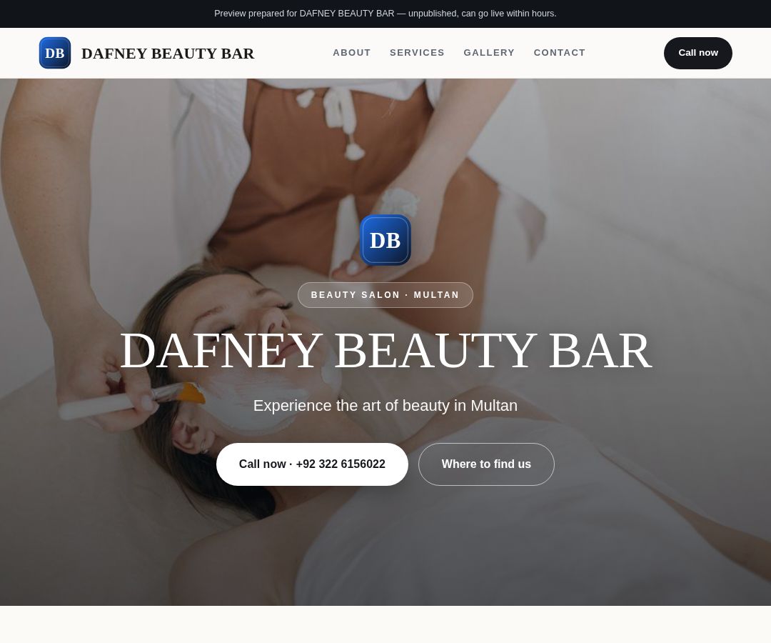 DAFNEY BEAUTY BAR