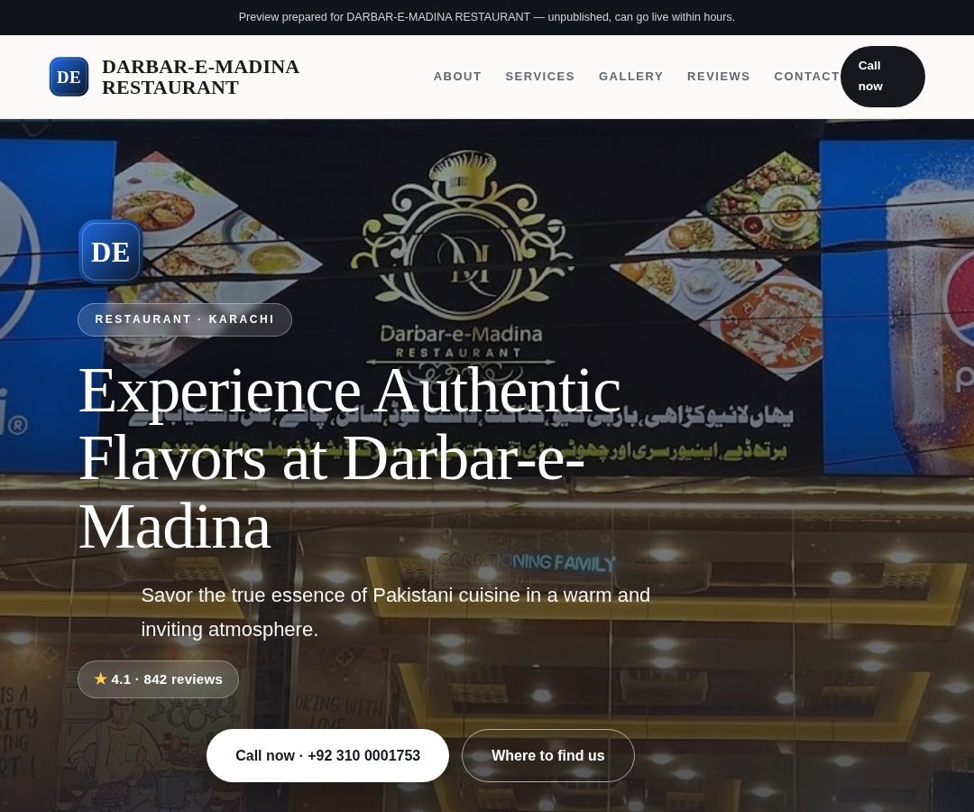 DARBAR-E-MADINA RESTAURANT