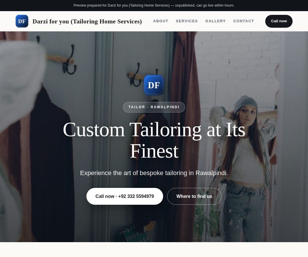 Darzi for you (Tailoring Home Services)