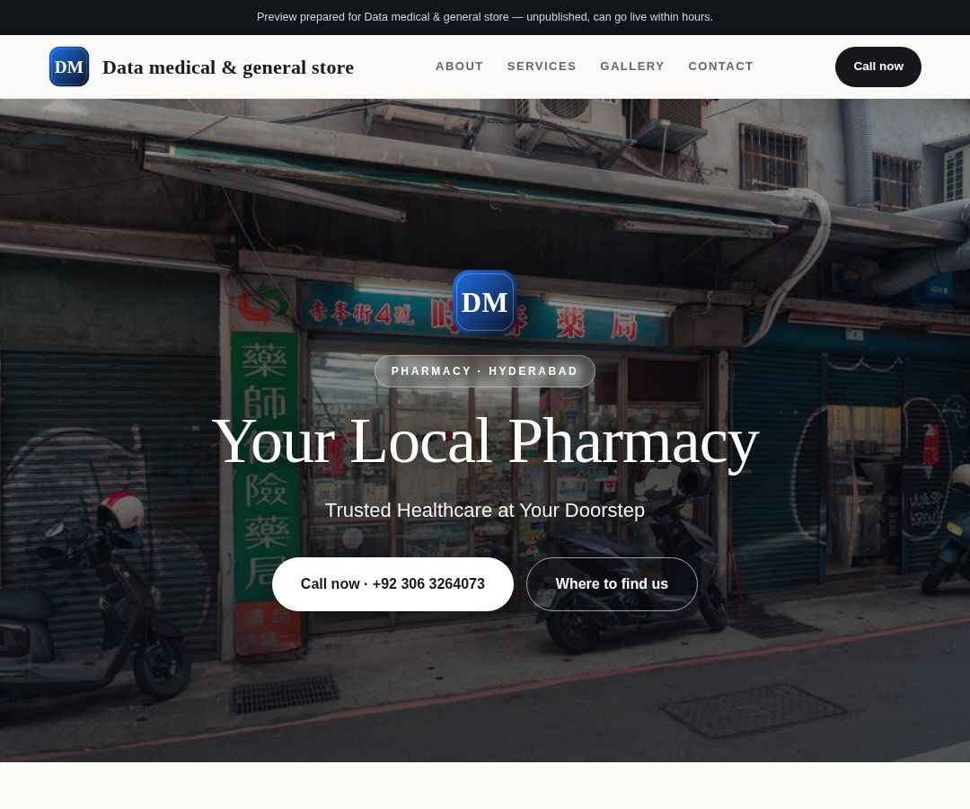Data medical & general store
