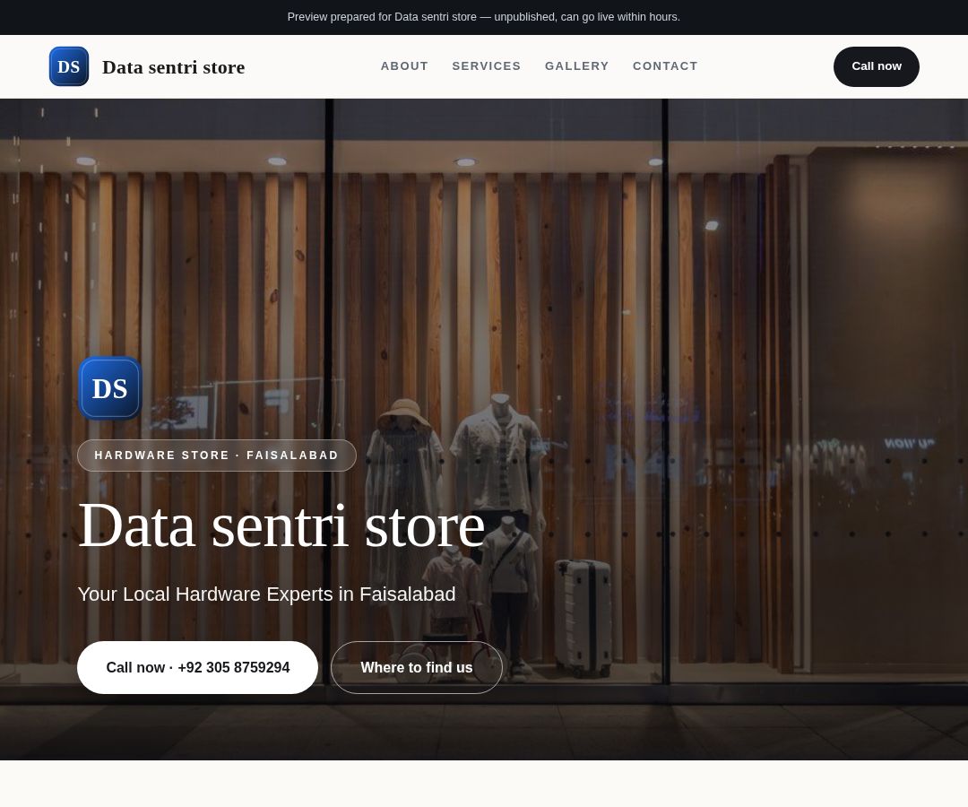 Data sentri store