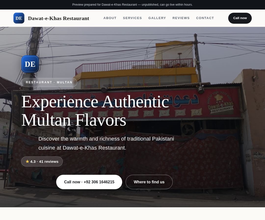 Dawat-e-Khas Restaurant