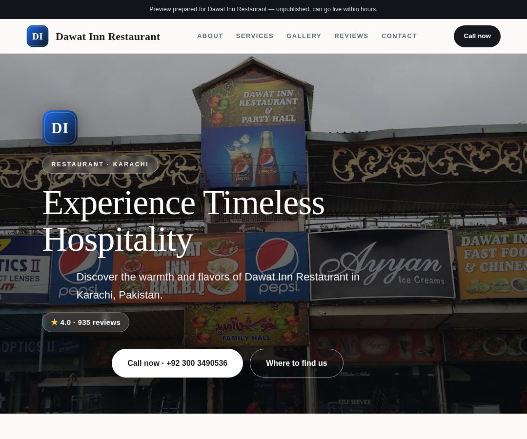 Dawat Inn Restaurant