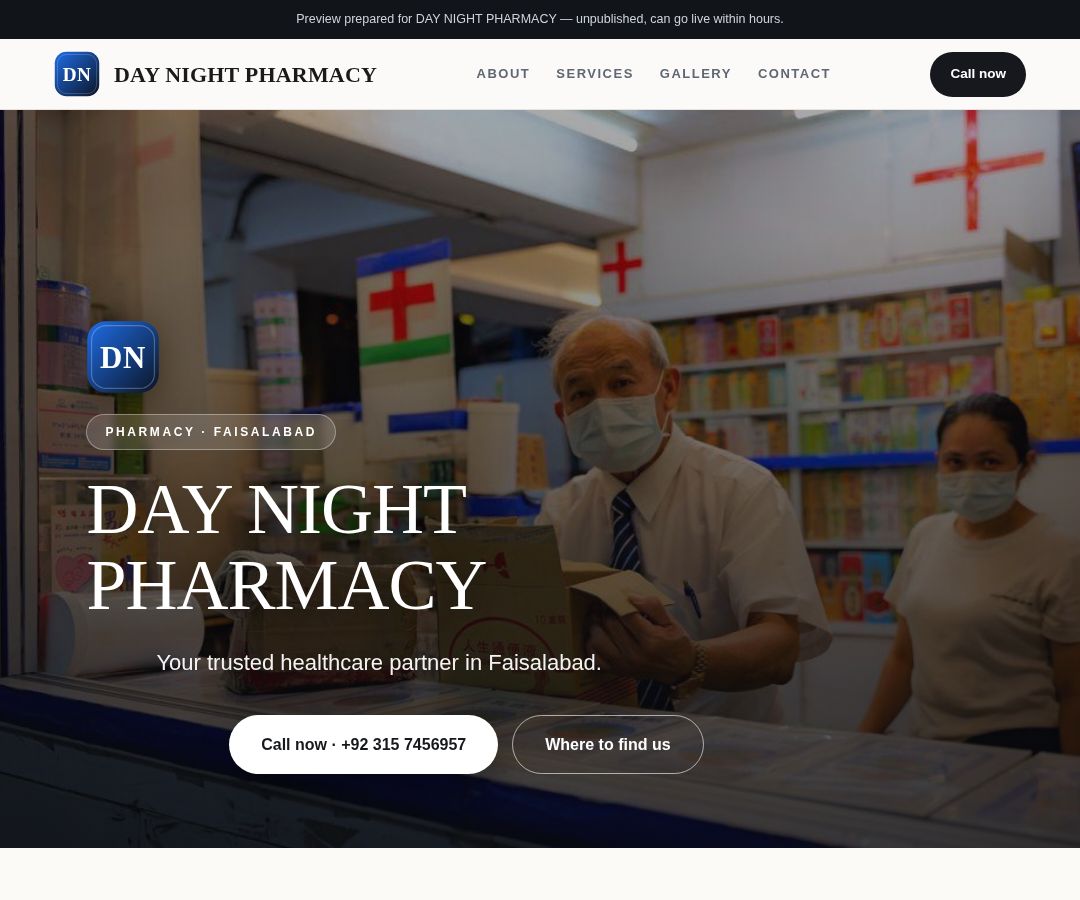 DAY NIGHT PHARMACY
