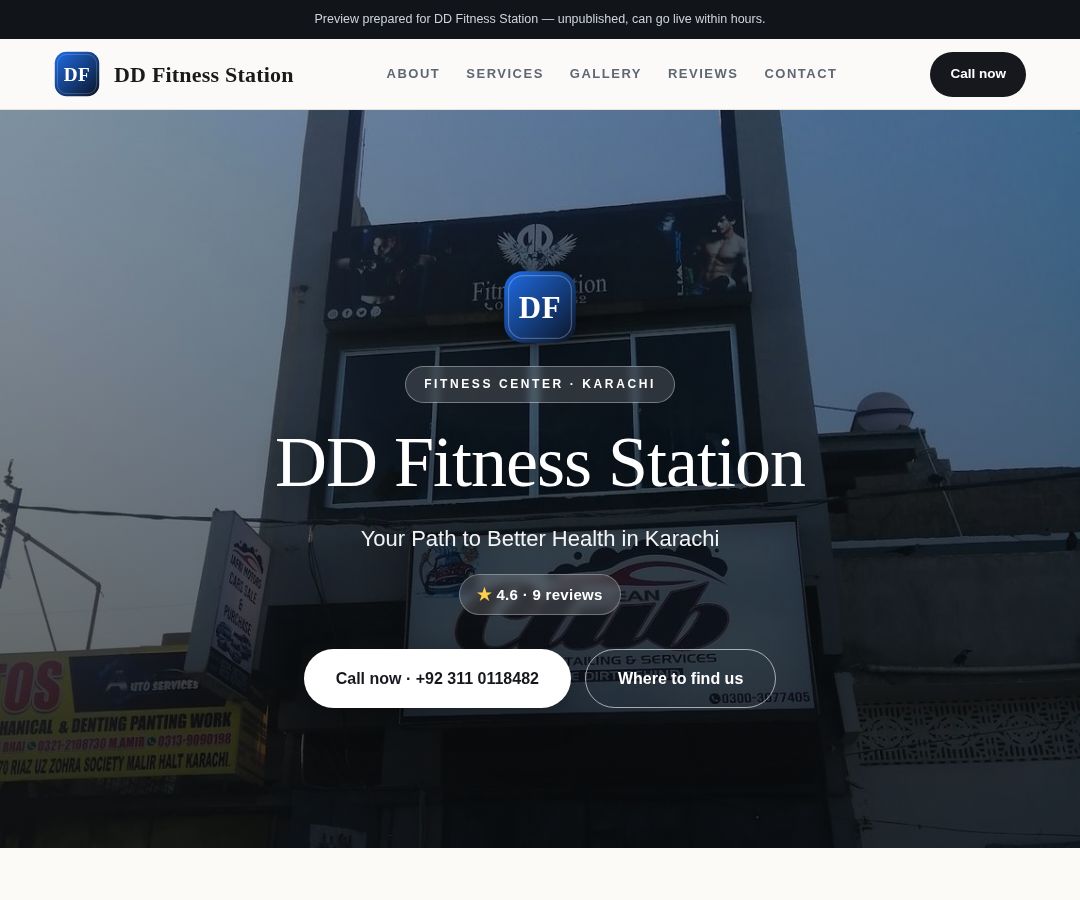 DD Fitness Station