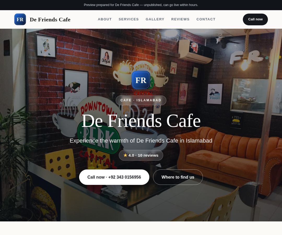 De Friends Cafe