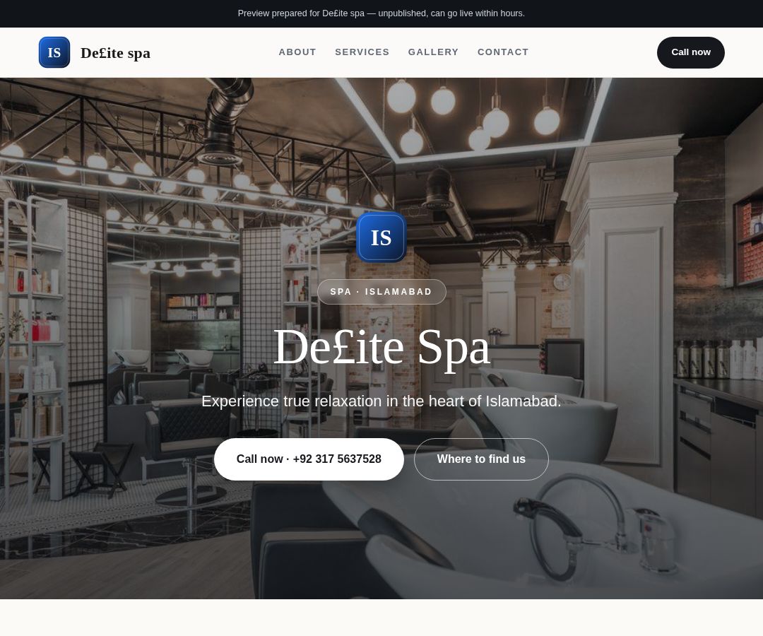 De£ite spa