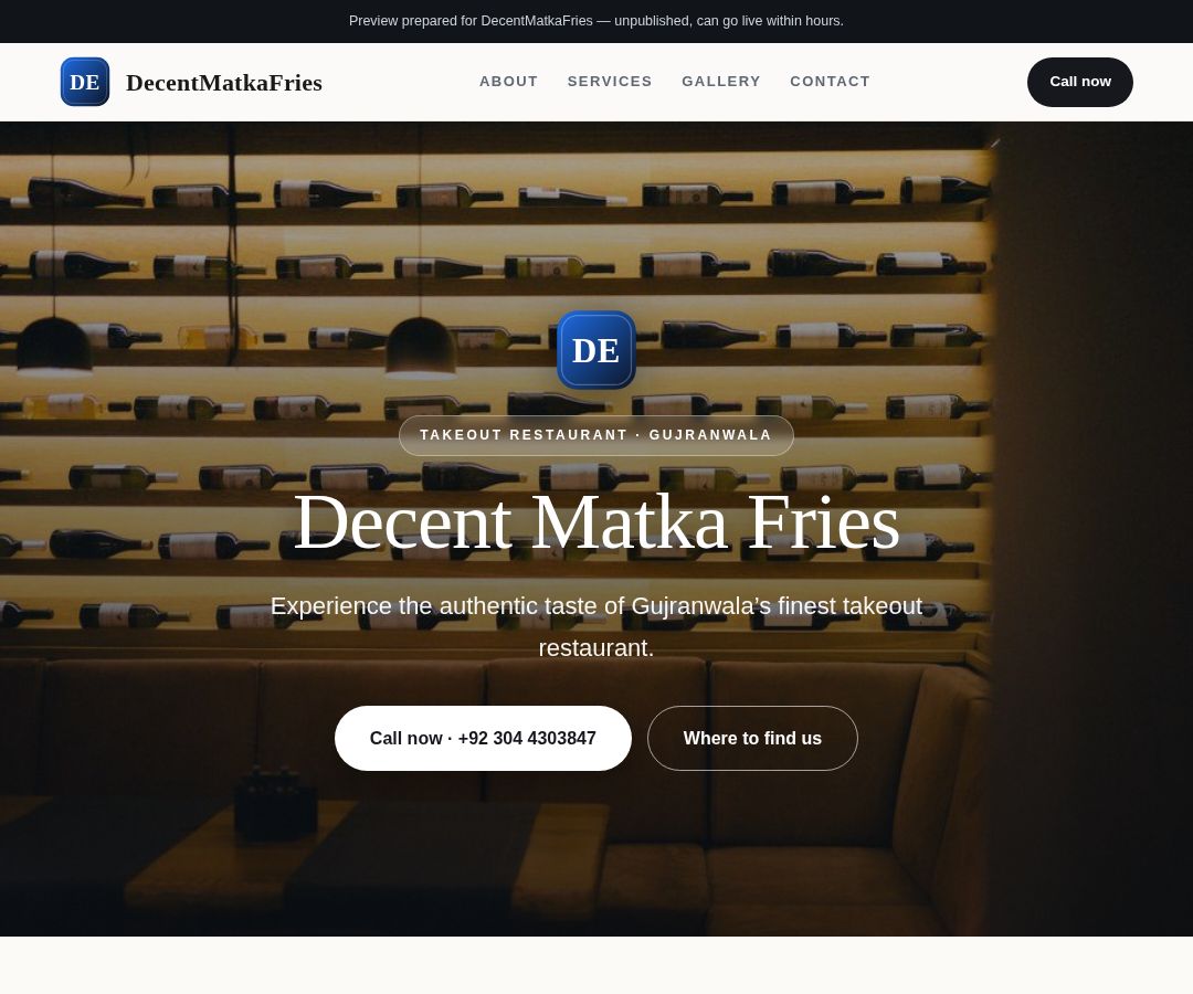 DecentMatkaFries