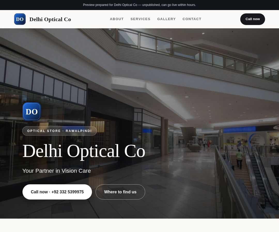 Delhi Optical Co