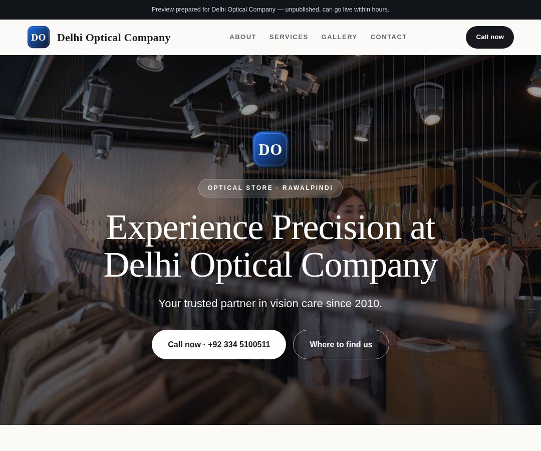 Delhi Optical Company