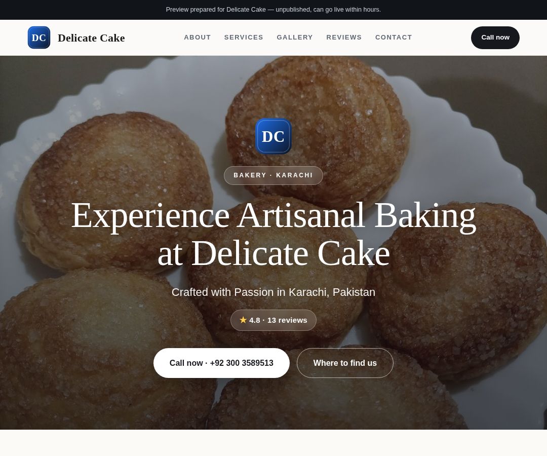 Delicate Cake