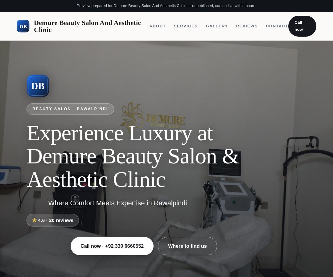 Demure Beauty Salon And Aesthetic Clinic