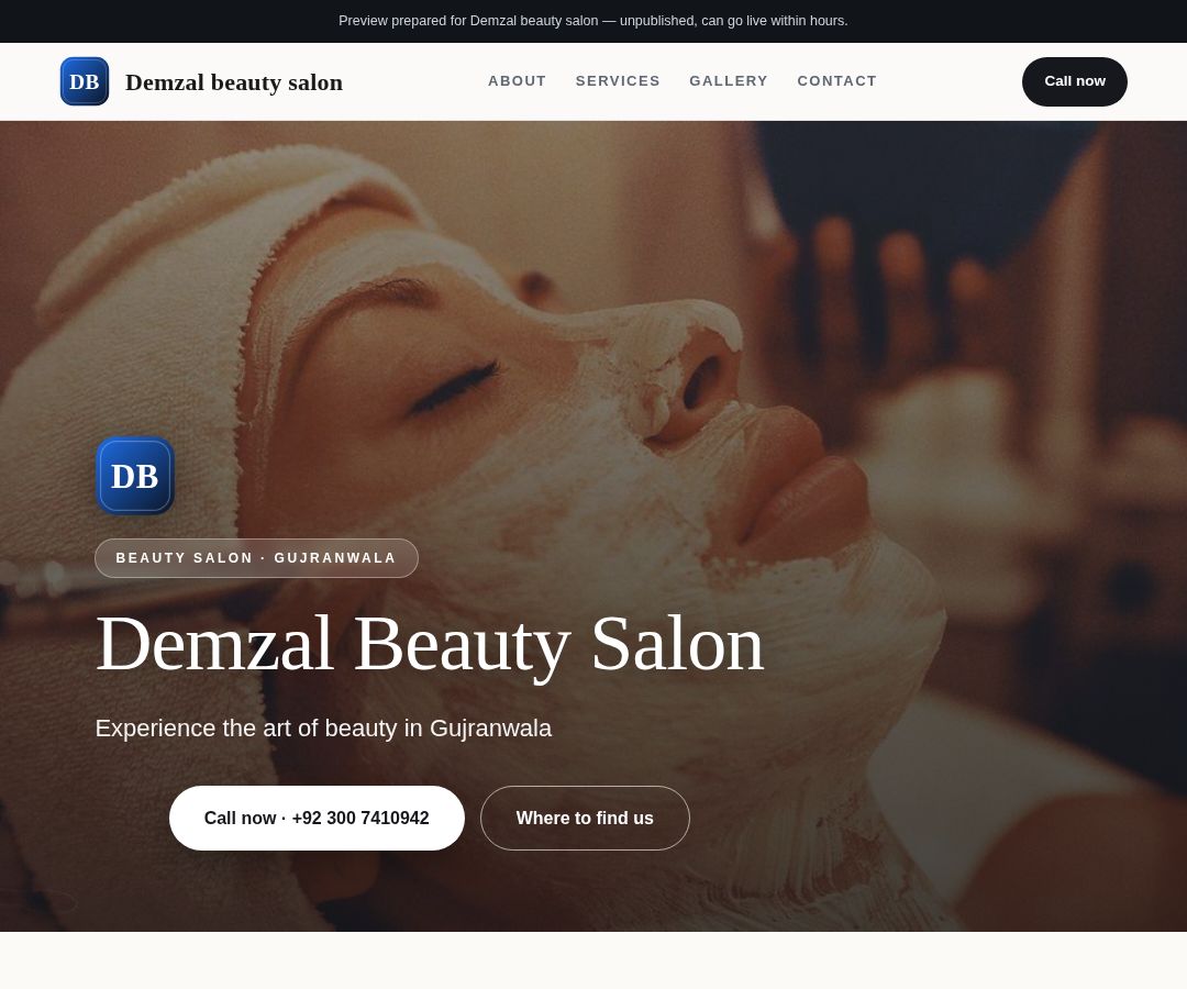Demzal beauty salon