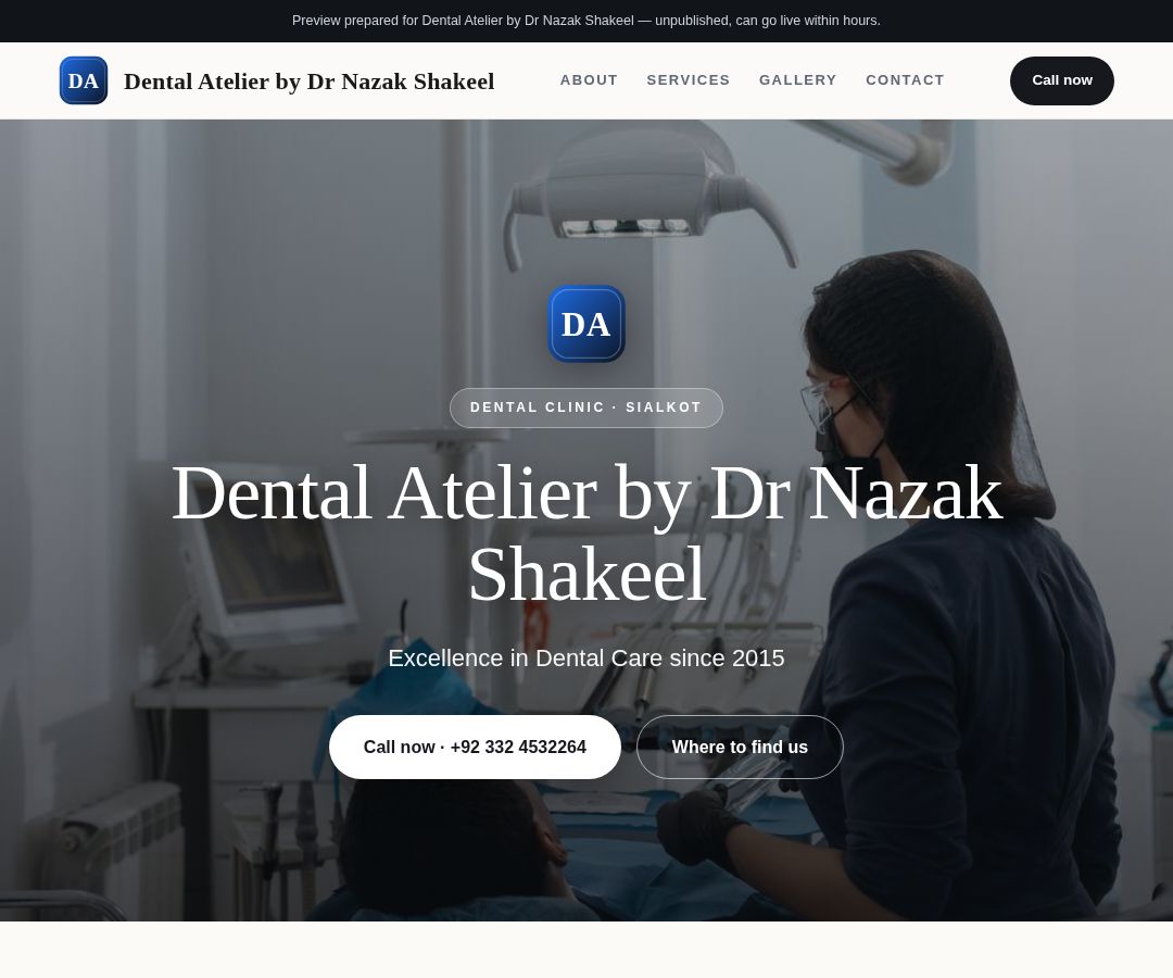 Dental Atelier by Dr Nazak Shakeel