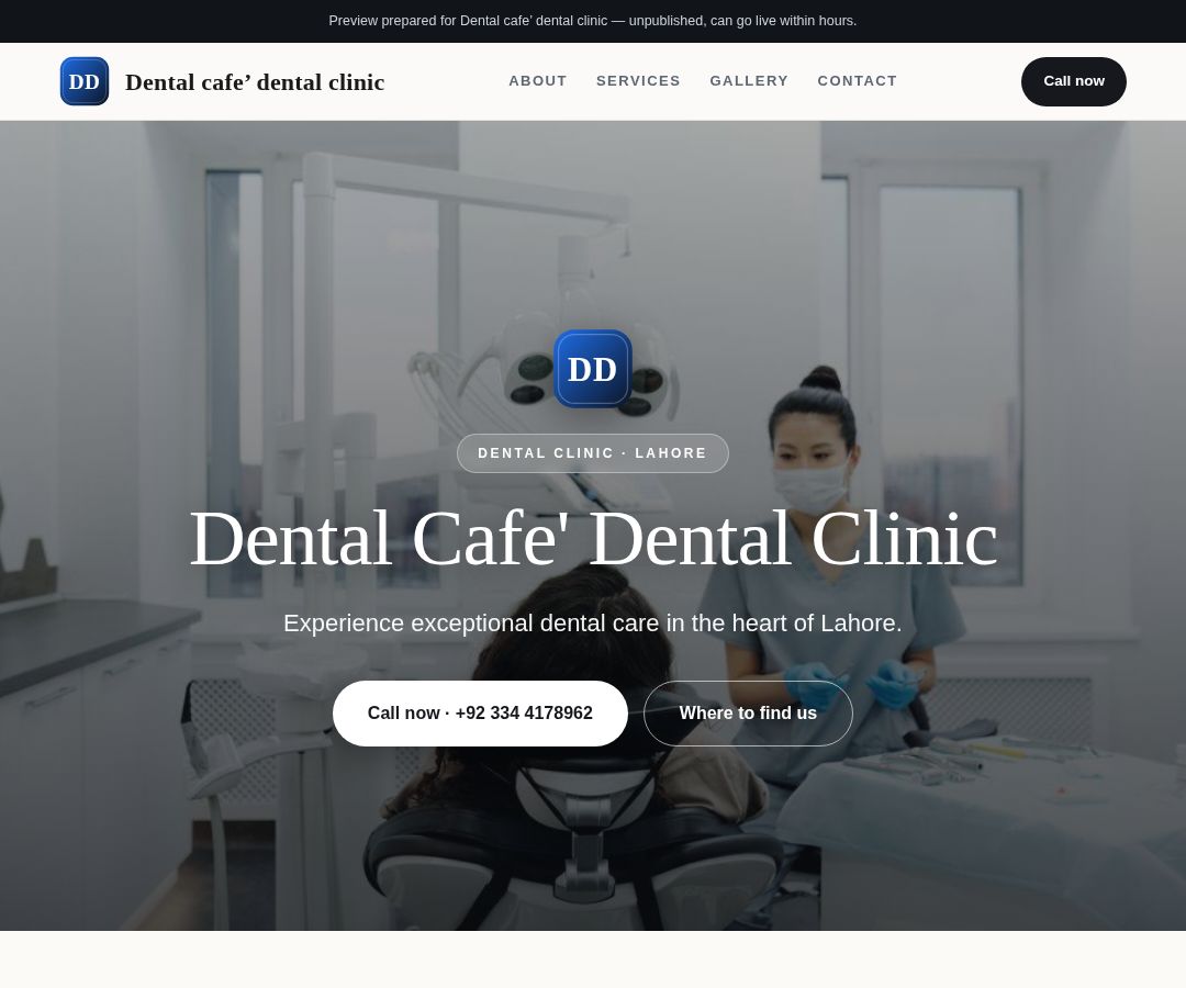 Dental cafe’ dental clinic