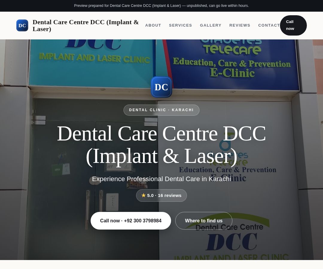 Dental Care Centre DCC (Implant & Laser)
