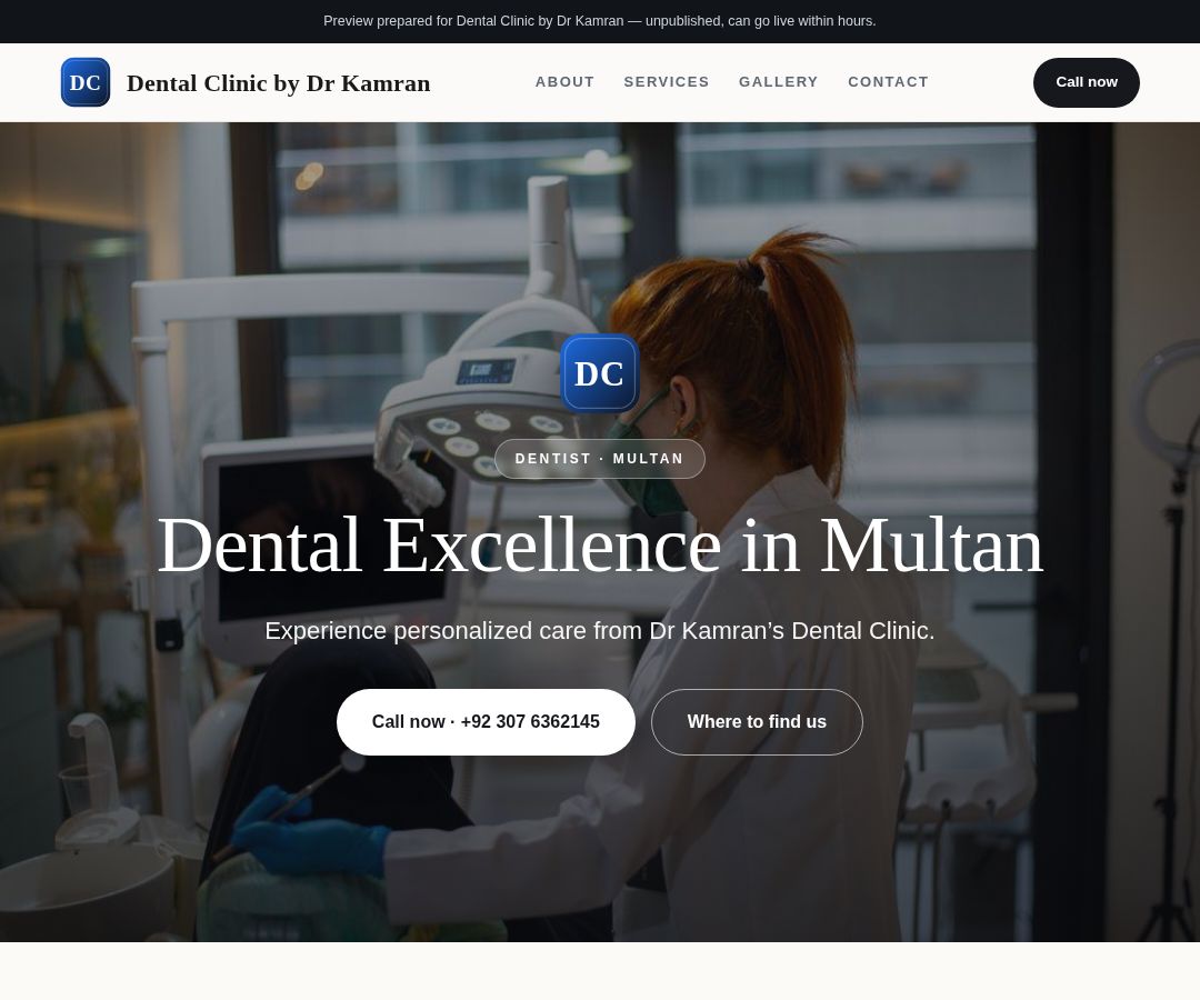 Dental Clinic by Dr Kamran