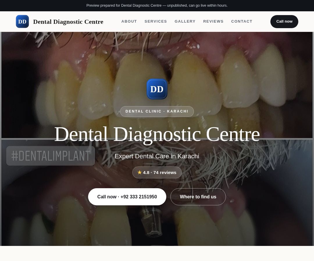 Dental Diagnostic Centre
