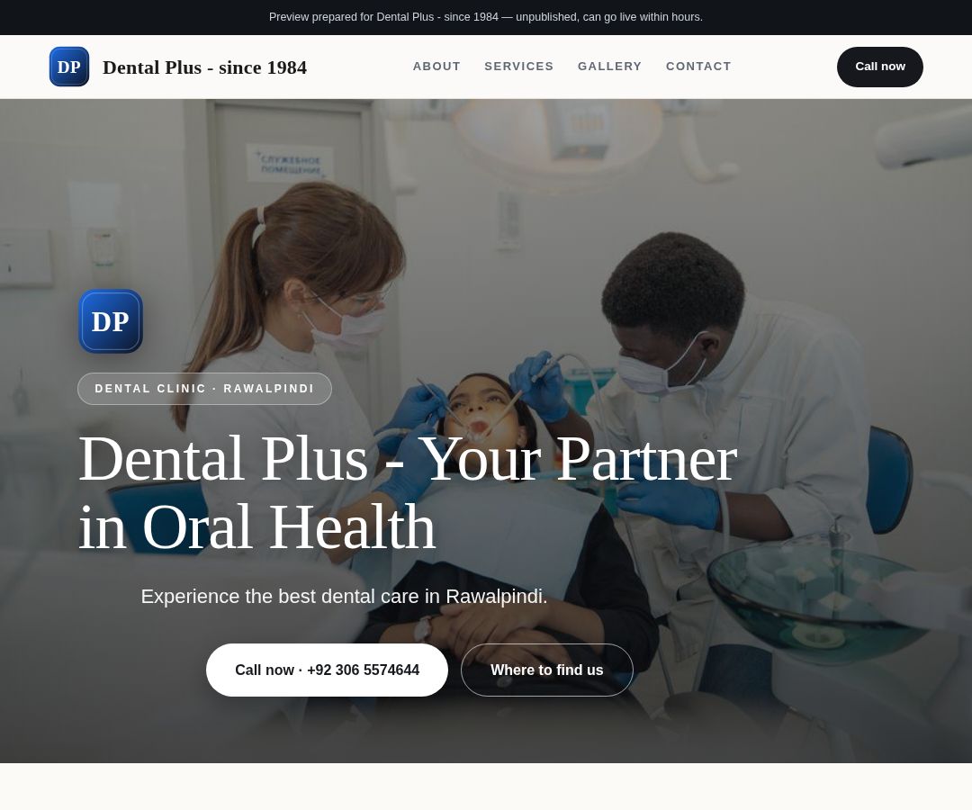 Dental Plus - since 1984