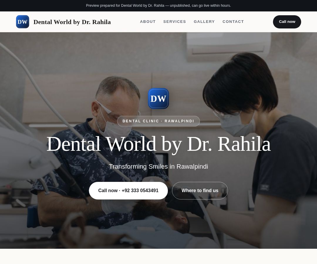 Dental World by Dr. Rahila