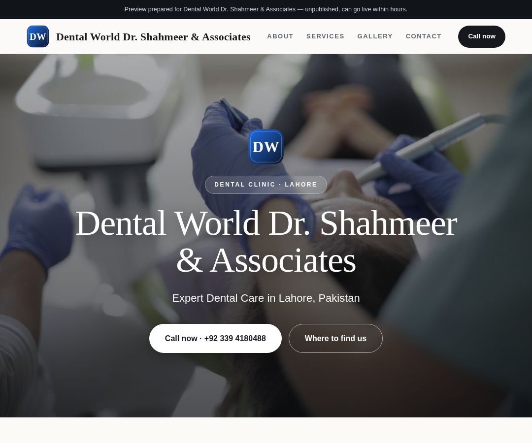 Dental World Dr. Shahmeer & Associates
