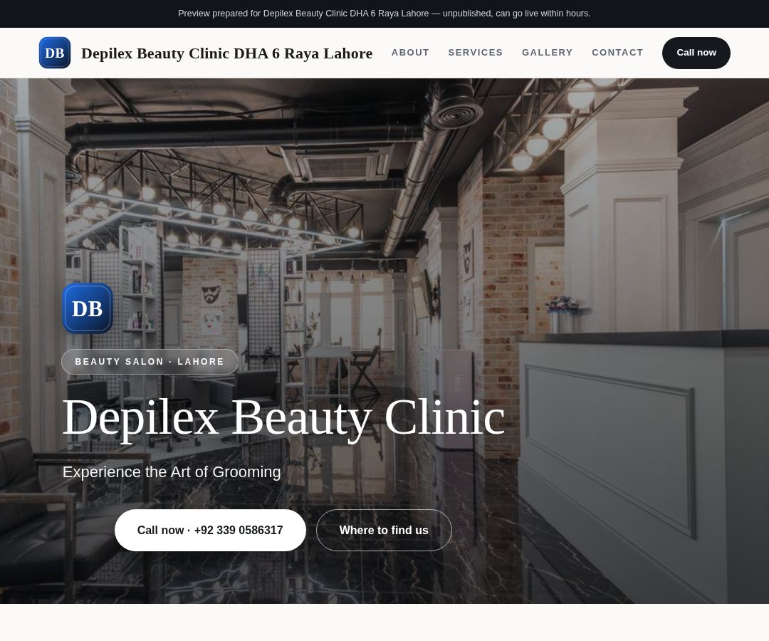 Depilex Beauty Clinic DHA 6 Raya Lahore