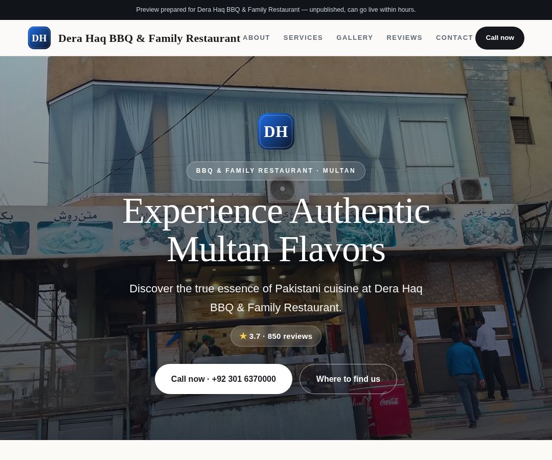 Dera Haq BBQ & Family Restaurant