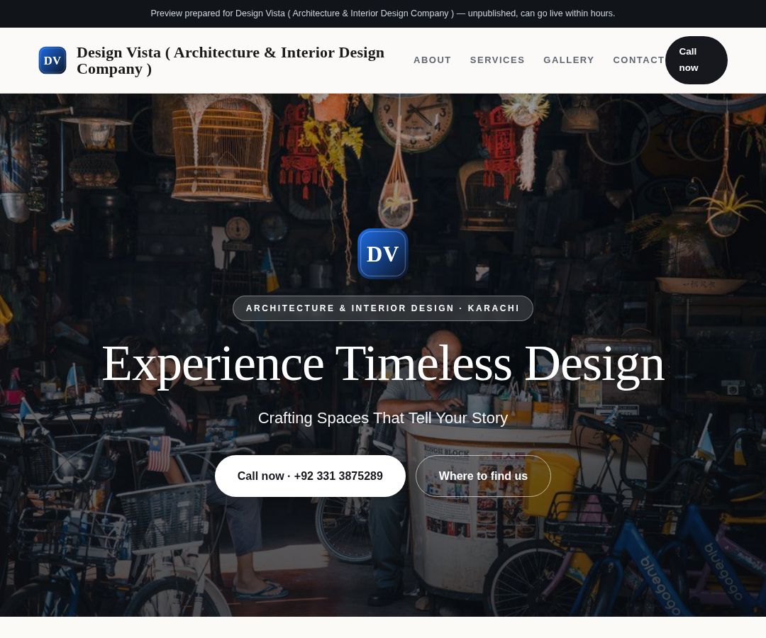 Design Vista ( Architecture & Interior Design Company )