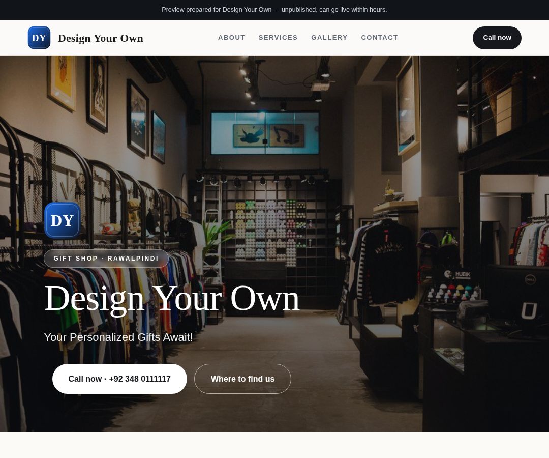 Design Your Own