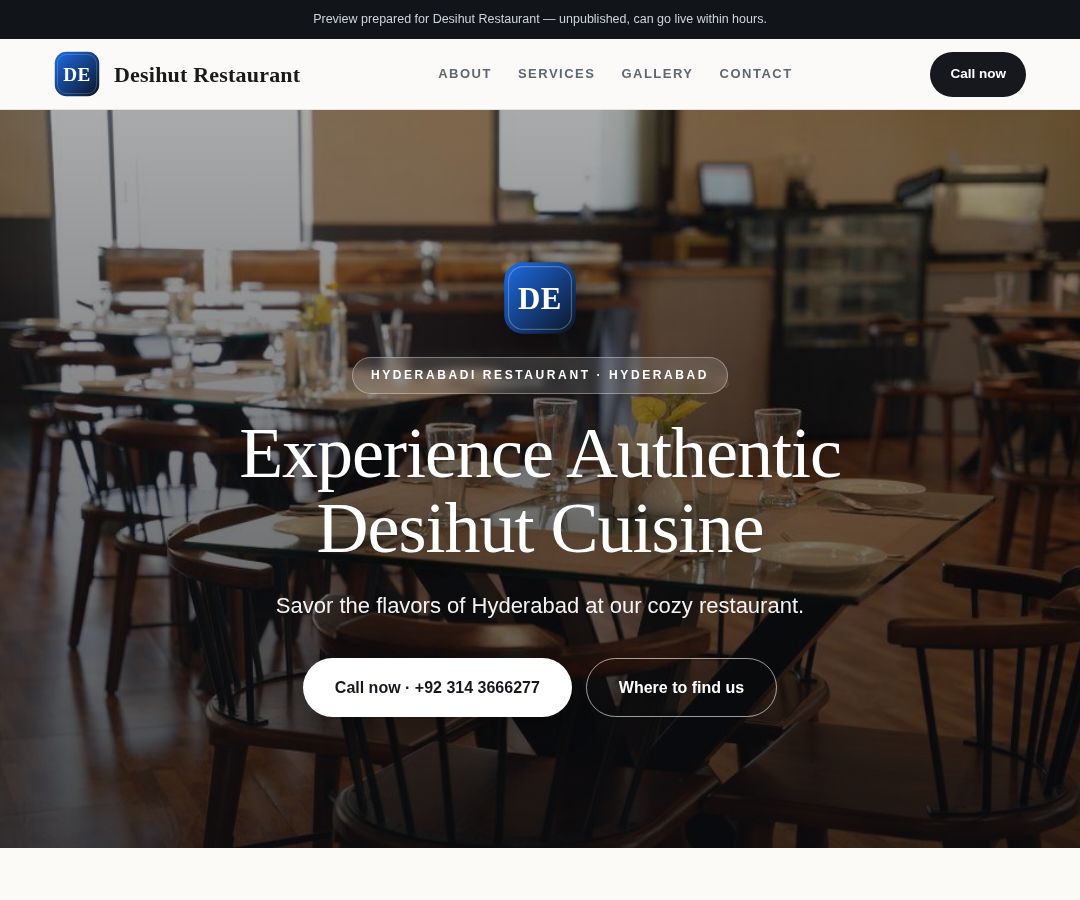 Desihut Restaurant