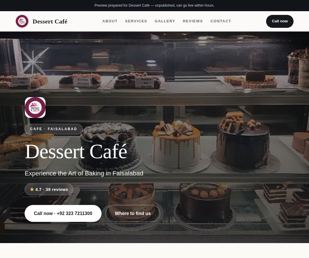 Dessert Café