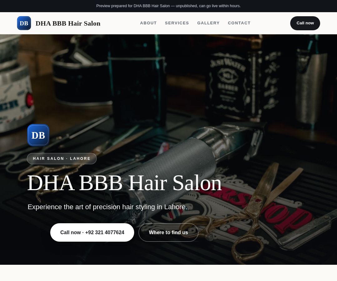 DHA BBB Hair Salon