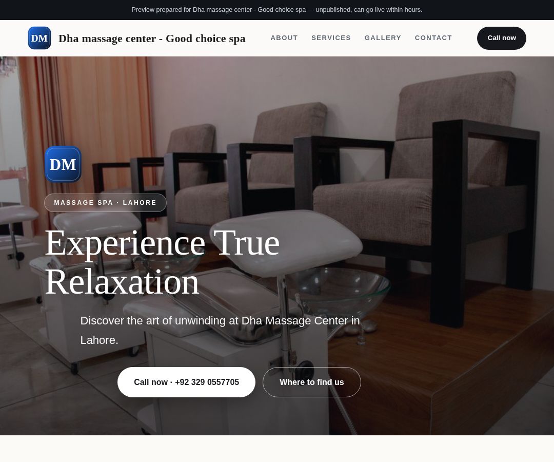 Dha massage center - Good choice spa